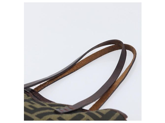 Bolso de mano FENDI Zucca Canvas Marrón Auth mr3027 Castaño - vista 8