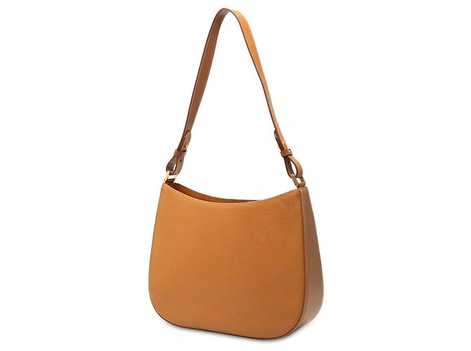 Borsa a tracolla in pelle Burberry marrone - vista 2