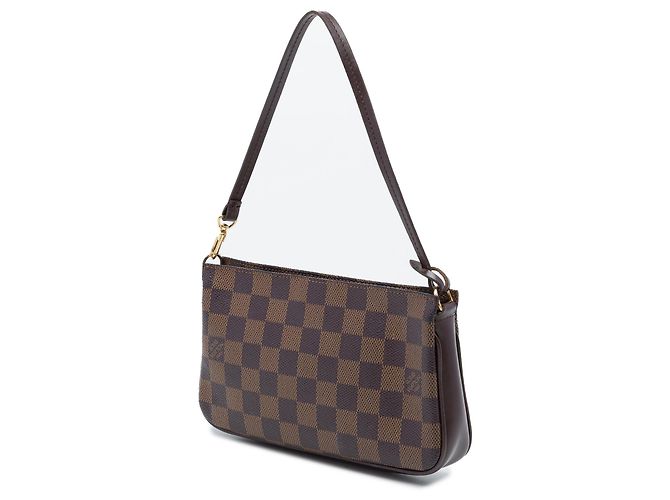 Louis Vuitton Damier Ebene Pochette Accessoires Schultertasche Braun - Ansicht 2