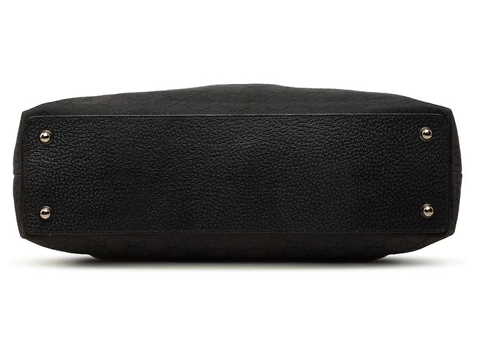 Borsa Tote Gucci Medium GG Canvas Eclipse Nera Nero - vista 3