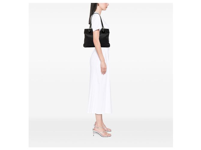 Borsa Tote Gucci Medium GG Canvas Eclipse Nera Nero - vista 6
