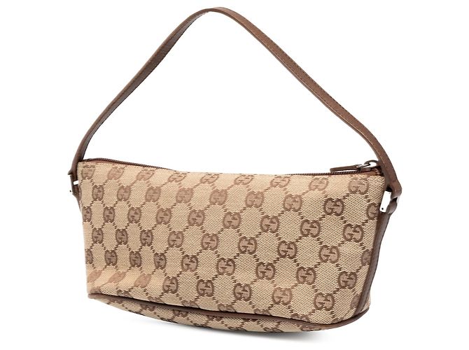 Borsa a tracolla Boat in tela GG Gucci beige - vista 2
