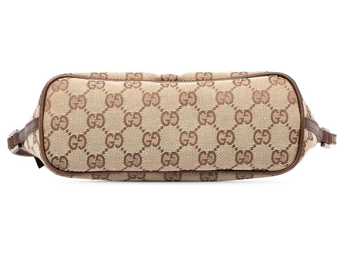 Borsa a tracolla Boat in tela GG Gucci beige - vista 3