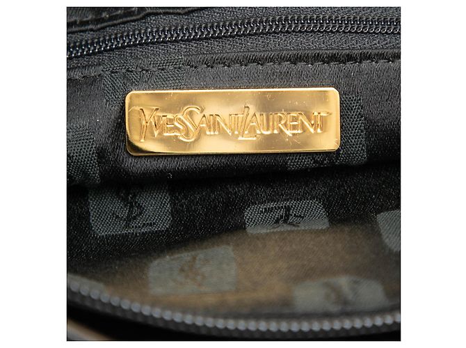 Autre Marque Tote Saint Laurent in pelle embossed effetto coccodrillo nera Nero - vista 5