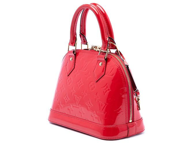 Louis Vuitton Monogram Vernis Alma BB Satchel Rot - Ansicht 2