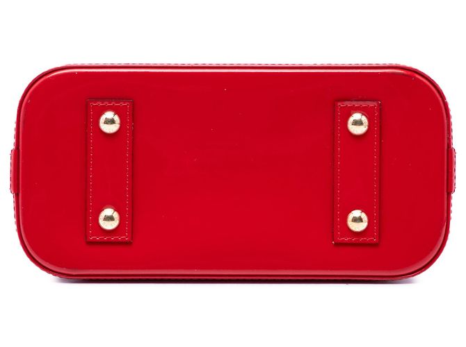 Louis Vuitton Monogram Vernis Alma BB Satchel Rot - Ansicht 3