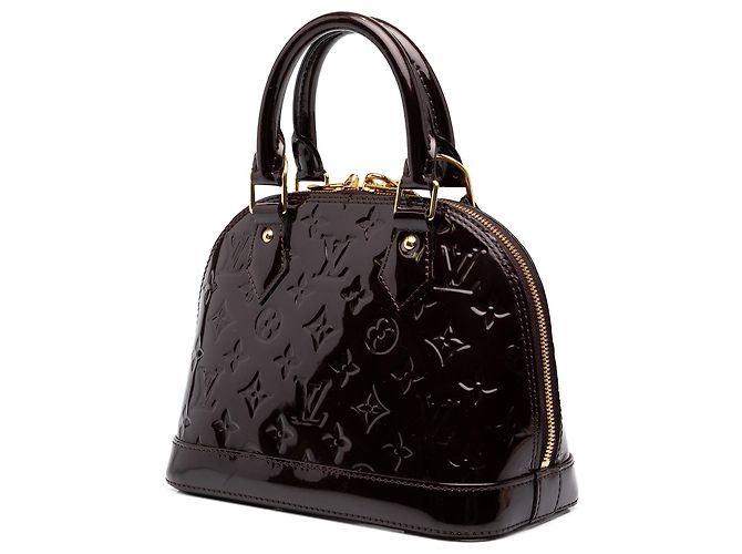 Louis Vuitton Monogram Vernis Alma BB Satchel Purple Lila - Ansicht 2