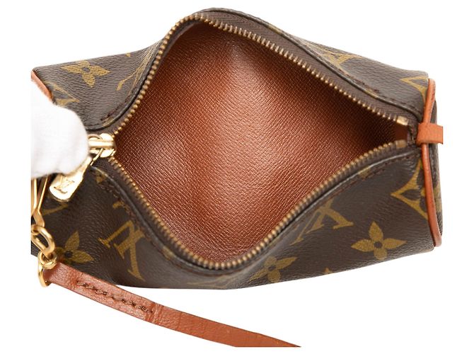 Sac à main Louis Vuitton Monogram Papillon Pochette Marron - vue 4