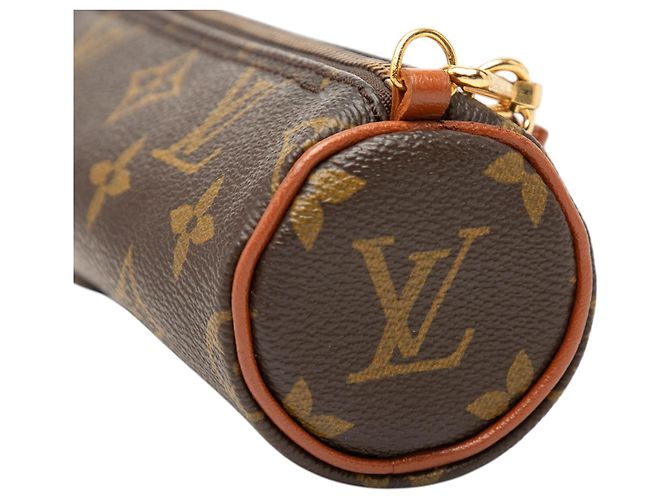 Sac à main Louis Vuitton Monogram Papillon Pochette Marron - vue 5