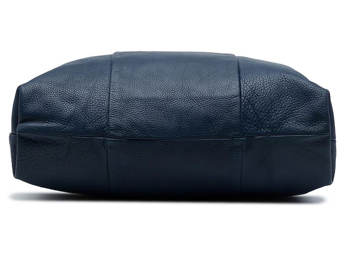 Saco Shopper Tote Prada Vitello Daino Azul - vista 3