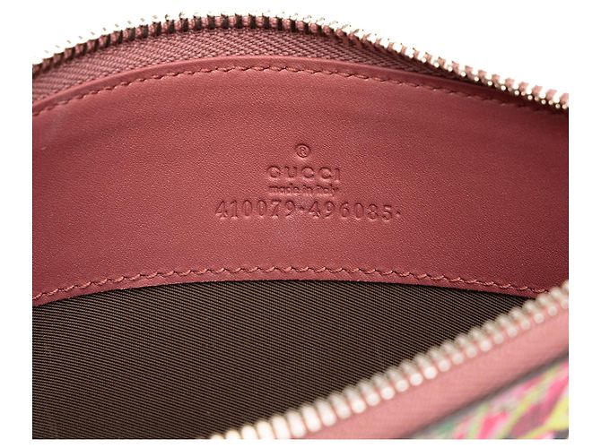 Clutch Gucci GG Supreme Blooms Rosa - vista 5