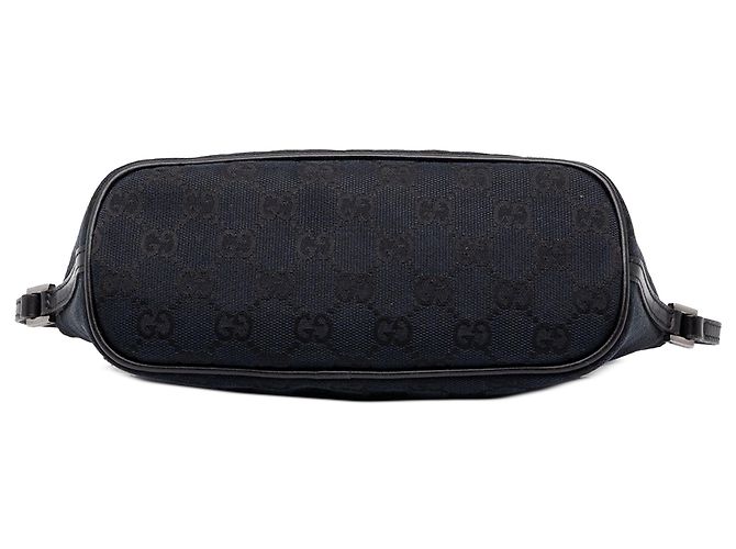 Borsa a tracolla Boat Gucci GG Canvas Nera Nero - vista 3
