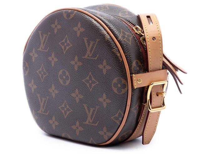 Borsa Crossbody Louis Vuitton Monogram Boite Chapeau Souple PM Marrone - vista 2