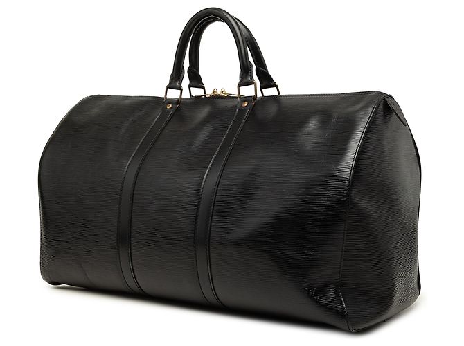 Sac de voyage Louis Vuitton Epi Keepall 50 Noir - vue 2