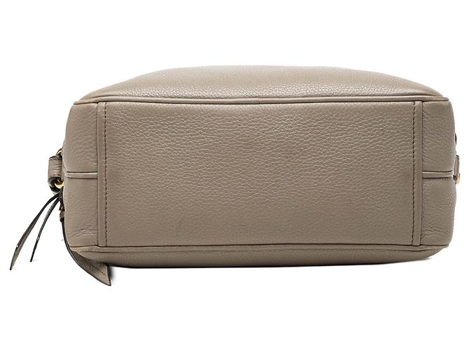 Sac Camera Prada Vitello Phenix à double zip, Marron - vue 3