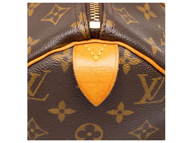 Bolso Boston Louis Vuitton Monogram Speedy 30 Marrón Castaño - vista 5