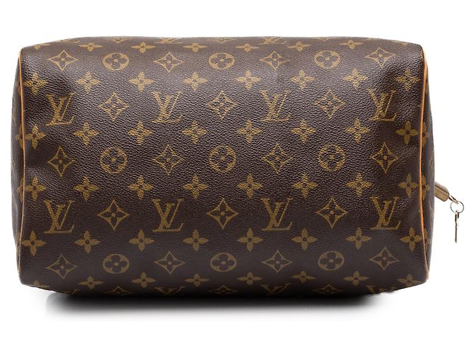 Louis Vuitton Monogram Speedy 30 Boston Tasche Braun - Ansicht 3