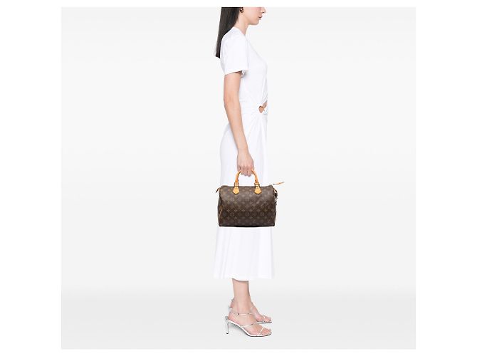Louis Vuitton Monogram Speedy 30 Boston Tasche Braun - Ansicht 8
