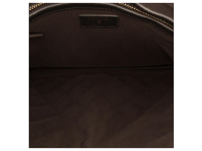 Clutch Chanel Medium Quilted Sheepskin Mademoiselle O Case Nera Nero - vista 4
