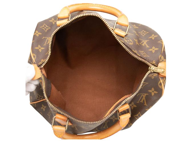 Louis Vuitton Monogram Speedy 30 Boston Tasche Braun - Ansicht 4