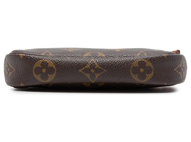 Bolsa Louis Vuitton Monogram Mini Pochette Accessoires Castanha Marrom - vista 3