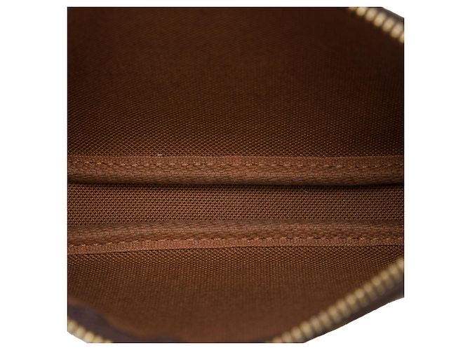 Bolsa Louis Vuitton Monogram Mini Pochette Accessoires Castanha Marrom - vista 4
