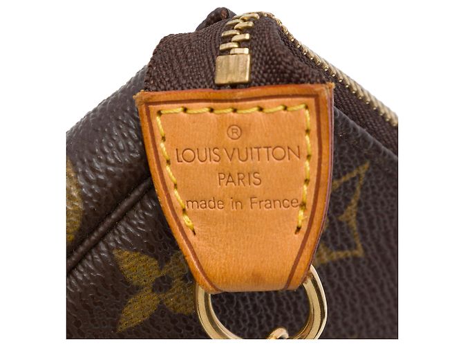 Bolsa Louis Vuitton Monogram Mini Pochette Accessoires Castanha Marrom - vista 5