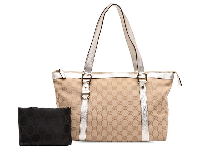 Gucci GG Canvas Abbey D Ring Tote Beige - Ansicht 7