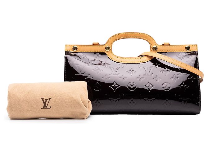 Bolso Satchel Louis Vuitton Monogram Vernis Roxbury Drive Purple Púrpura - vista 7