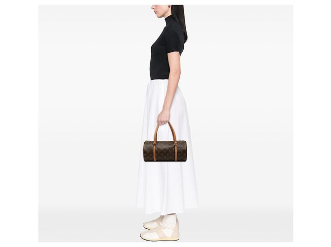 Louis Vuitton Monogram Papillon 30 Handtasche Braun - Ansicht 7