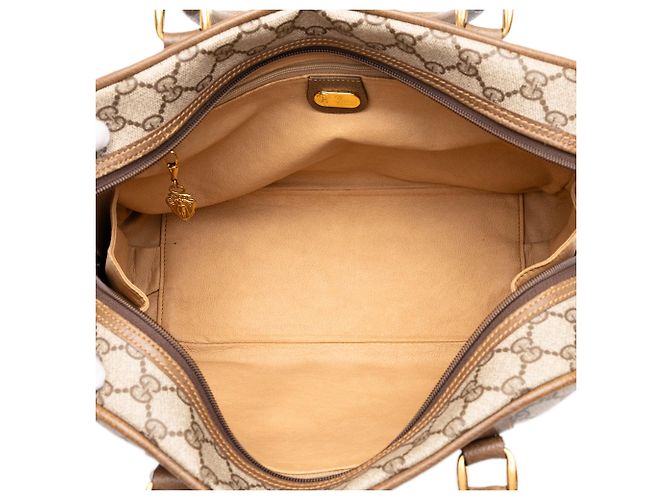 Borsa Gucci GG Supreme Beige - vista 4
