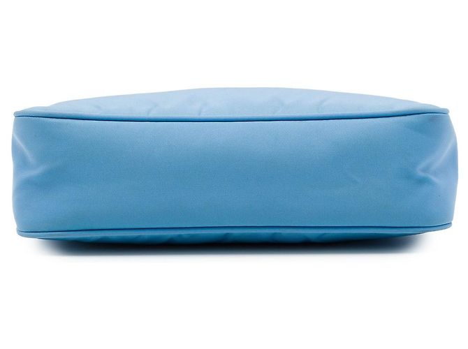 Sac à épaule Prada Mini Tessuto Re Edition 2000 Bleu - vue 3