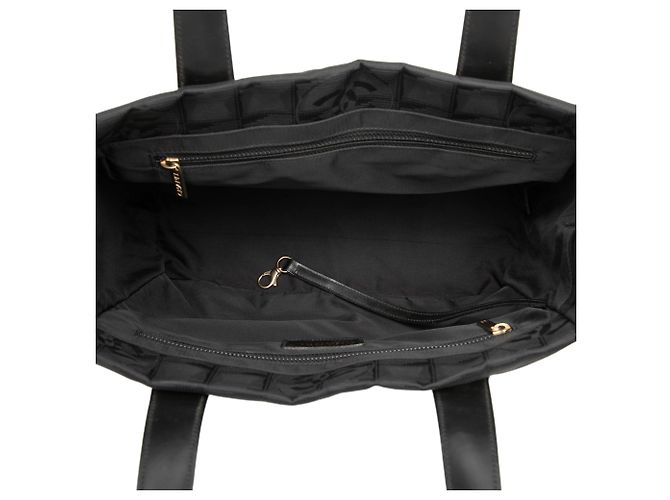 Chanel New Travel Line Nylon Tote Schwarz - Ansicht 4