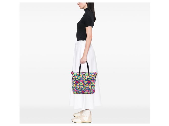 Bolsa Prada Tessuto Stampato Azul - vista 6
