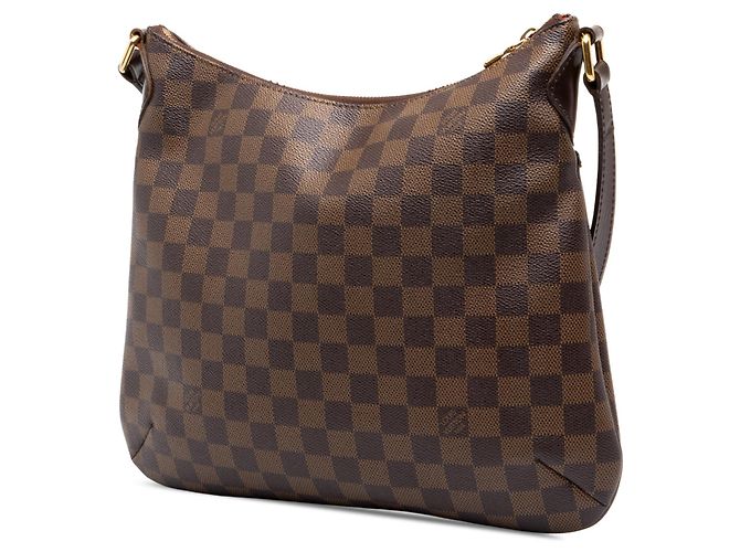 Borsa a tracolla Louis Vuitton Damier Ebene Bloomsbury PM Marrone - vista 2