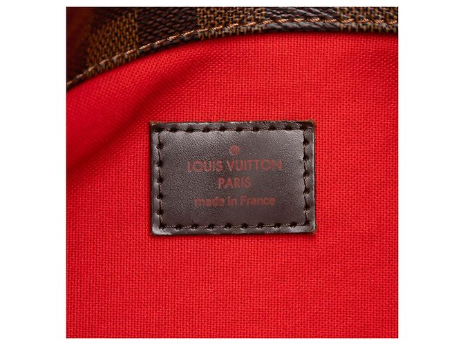 Borsa a tracolla Louis Vuitton Damier Ebene Bloomsbury PM Marrone - vista 5