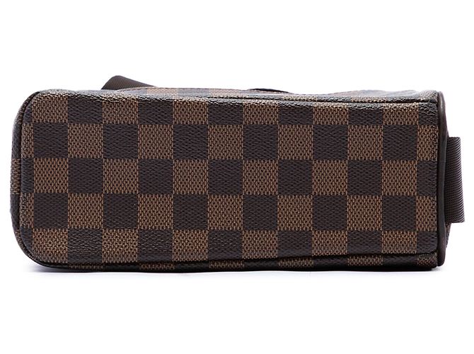 Borsa a tracolla Louis Vuitton Damier Ebene Olav PM Marrone - vista 3