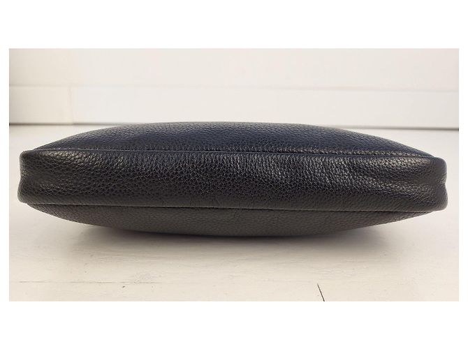 Borsa Longchamp Le Foulonne Pelle Nera Nero - vista 13
