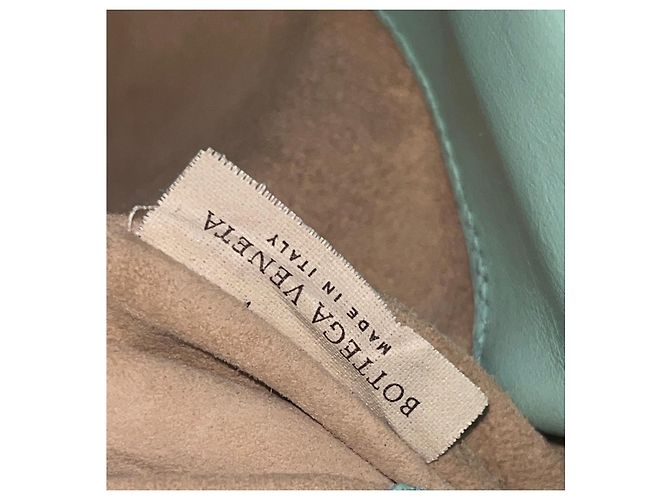 Bottega Veneta Borsa a tracolla Intrecciato Verde chiaro - vista 5
