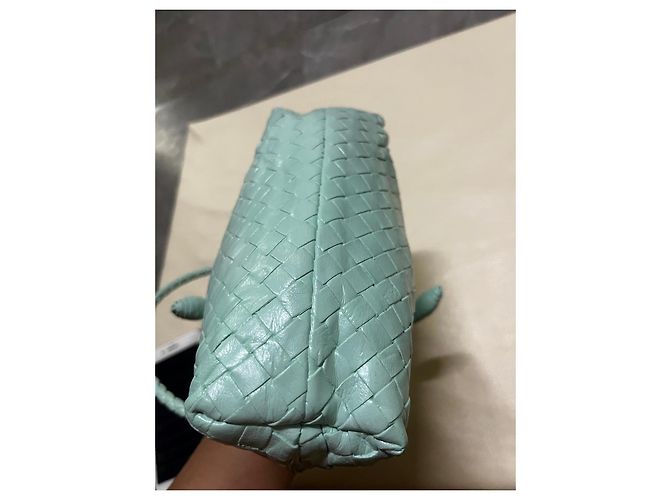 Bottega Veneta Borsa a tracolla Intrecciato Verde chiaro - vista 6