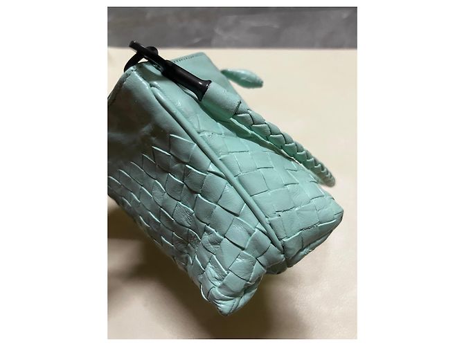 Bottega Veneta Borsa a tracolla Intrecciato Verde chiaro - vista 8