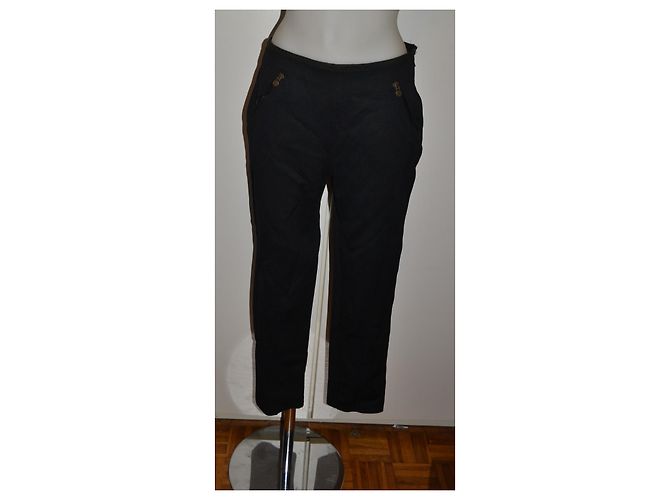 Fendi Slim-Fit Hose Schwarz - Ansicht 2