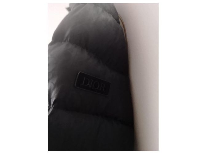 Autre Marque Dior Gesteppte Daunenjacke Schwarz - Ansicht 8