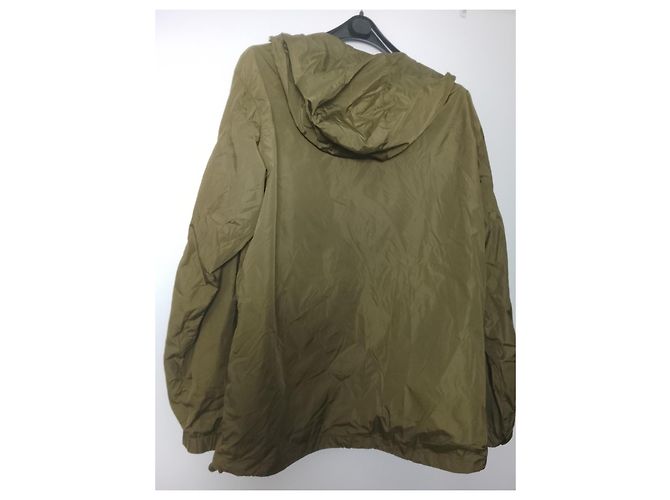 Prada Khaki Nylon Hooded Jacket - view 4