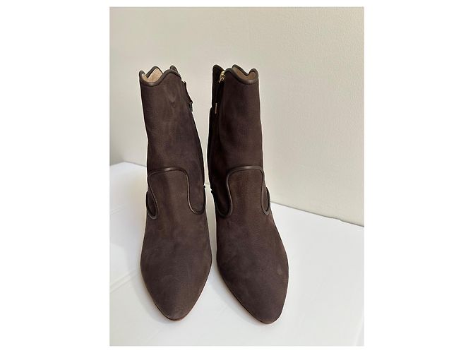 Bally braune Wildleder Stiefeletten - Ansicht 2
