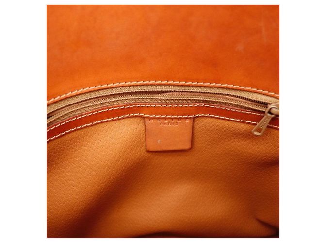 Céline Celine Macadam Canvas Shoulder Bag Brown - view 7