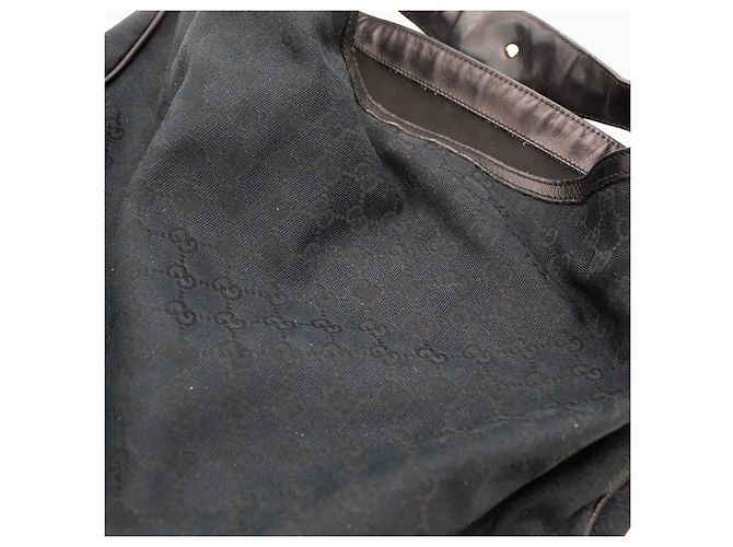 Gucci GG Monogramm Canvas Hobo-Bag Schwarz - Ansicht 6