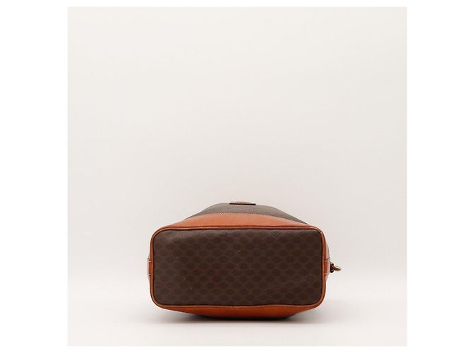Céline Celine Monogram Canvas Bucket Bag Brown - view 5