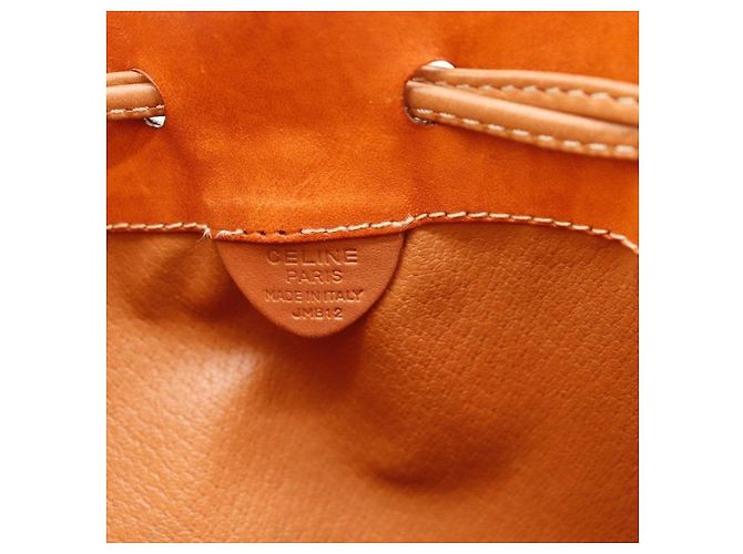 Céline Celine Monogram Canvas Bucket Bag Brown - view 8