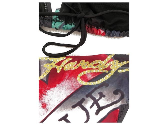 Autre Marque Bikini Ed Hardy True Love Tattoo Negro Roja Multicolor - vista 4